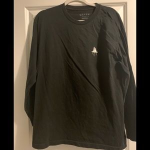 Mens black long sleeve tshirt